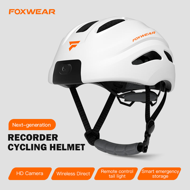 FOXWEAR V8 HD 1080P Camera helmet HD recording WIFI APP remote control taillights