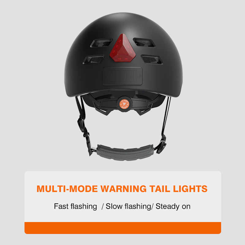 Foxwear V6S HD1080P Camera Helmet WIFI APP Taillights for cyclists