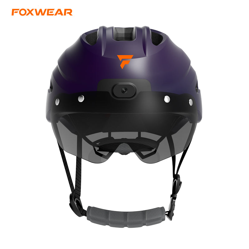 Foxwear V8 Pro 4K HD Camera smart cycling helmet  Anti-shaking Camera helmet Smart Helmet  with WIFI APP