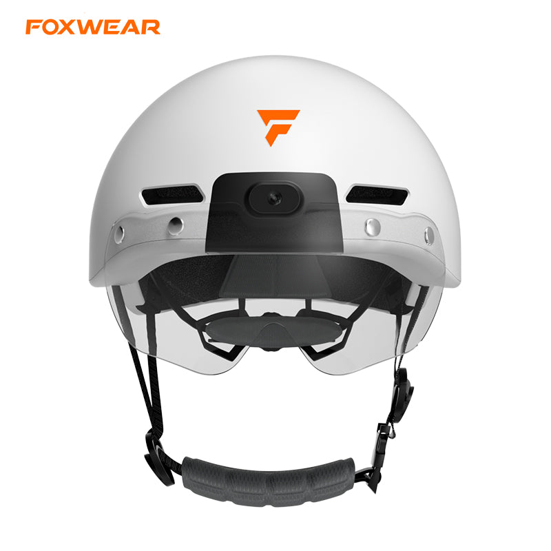 FOXWEAR V6pro-4K Anti-Shaking Camera helmet Smart Helmet Bluetooth Helmet for cyclists